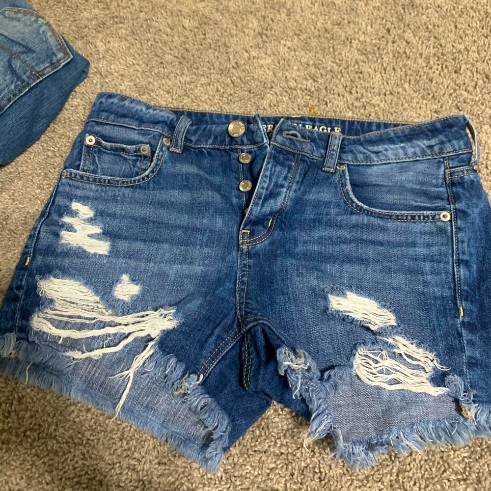 American eagle jean shorts size 4